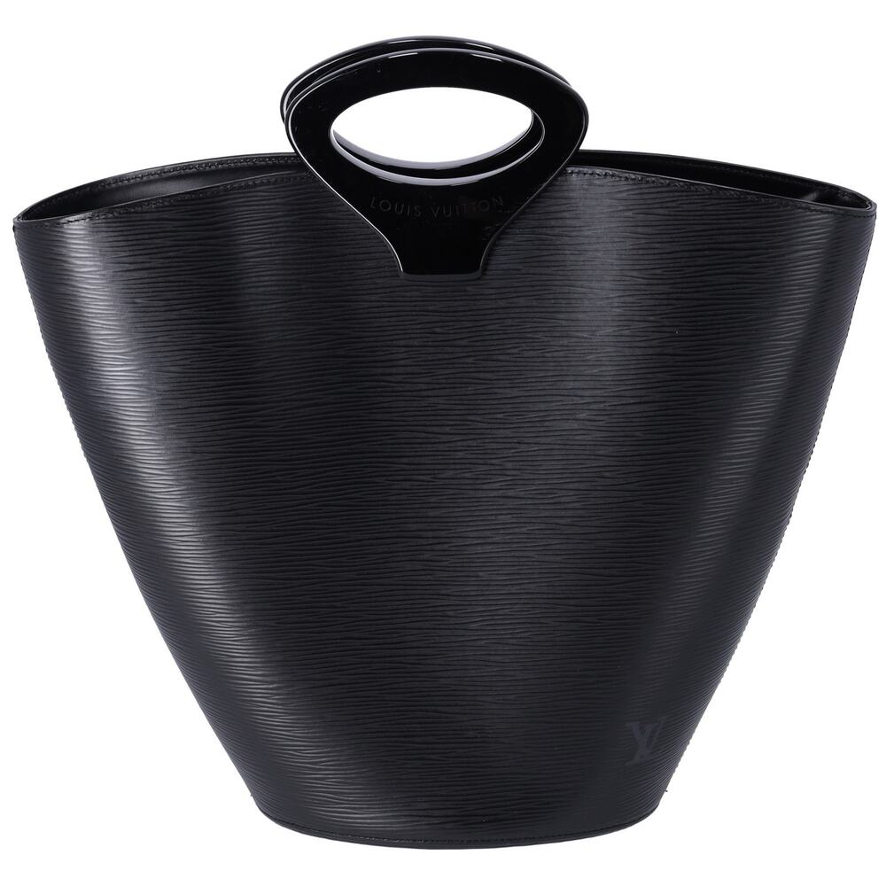 Louis Vuitton Noctambule Epi Handbag M54522 Noir Leather LV logo Engraved